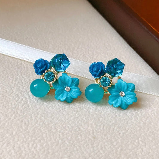 Blue Love Earrings